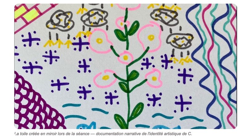 Dessin colore - atelier Proposer sans imposer